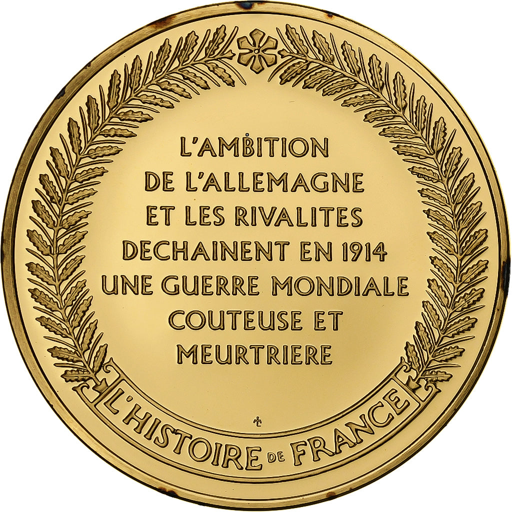 France, Mobilisation générale, Gold plated silver, L'Histoire de France
