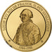 Francja, medal, Ludwik XVI, Gold plated silver, L'Histoire de France, MS(63)