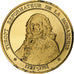 Francia, medalla, Turgot, Gold plated silver, L'Histoire de France, SC