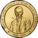 Frankrijk, Medaille, Jean Moulin, Gold plated silver, L'Histoire de France, UNC-
