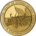 Frankreich, Medaille, La Marseillaise, Gold plated silver, L'Histoire de France