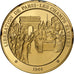 Francia, medalla, LIbération de Paris, Gold plated silver, L'Histoire de