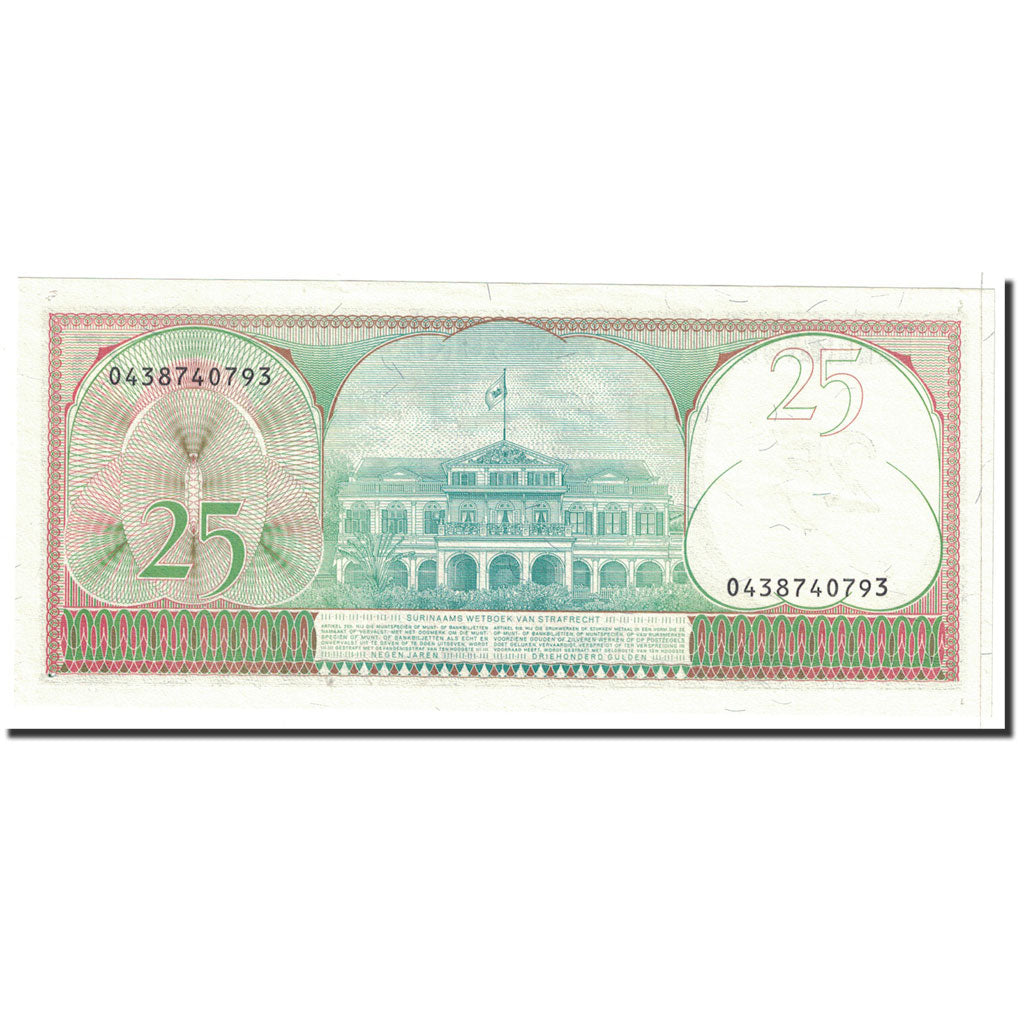 Banknote, Surinam, 25 Gulden, 1985, 1985-11-01, KM:127b, UNC(63)