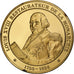 France, Medal, Louis XVIII, Gold plated silver, L'Histoire de France, MS(63)