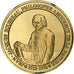 Francja, medal, Jean-Jacques Rousseau, Gold plated silver, L'Histoire de France