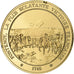 Francia, medaglia, Bataille de Fontenoy, Gold plated silver, L'Histoire de
