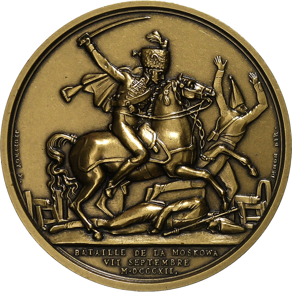 Frankrijk, Medaille, Napoléon Bonaparte, Bataille de Moskowa, Bronzen, UNC-