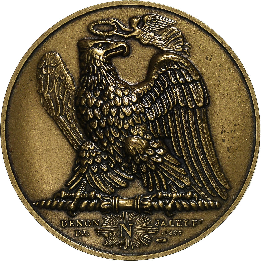 France, Medal, Napoléon Bonaparte, Prise de Wilna, Bronze, MS(63)