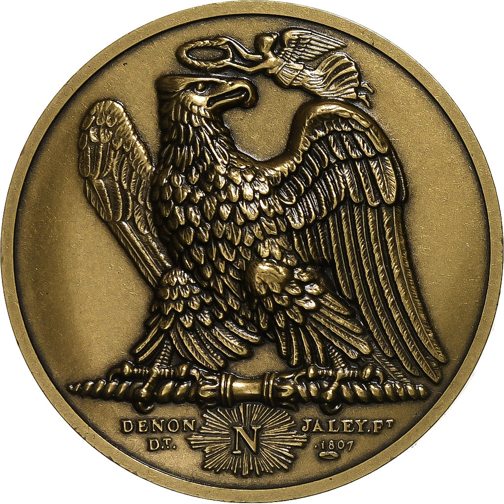 France, Medal, Napoléon Bonaparte, Bataille de Iéna, Bronze, MS(63)