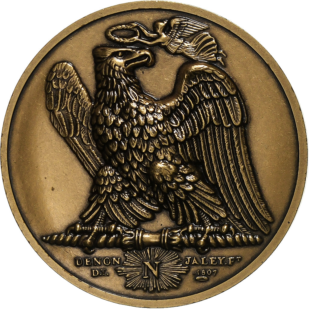 France, Médaille, Napoléon Bonaparte, Colonne de la Grande Armée, Bronze, SPL