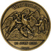 France, Medal, Napoléon Bonaparte, Bataille de Waterloo 1815, Bronze, MS(63)