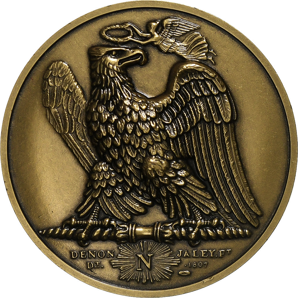 Frankrijk, Medaille, Napoléon Bonaparte, Passe le Rhin à Mayence, Bronzen