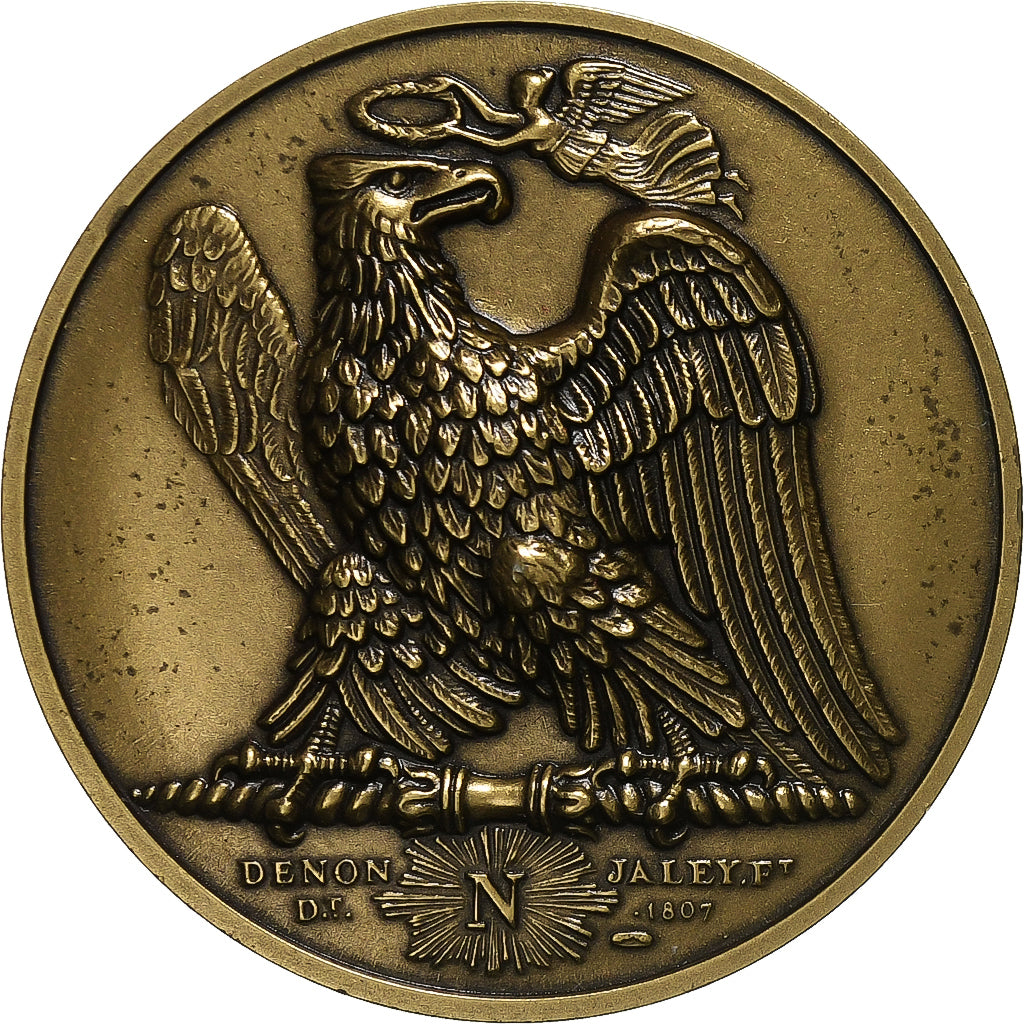 France, Medal, Napoléon Bonaparte, Bataille d'Austerlitz, Bronze, MS(63)