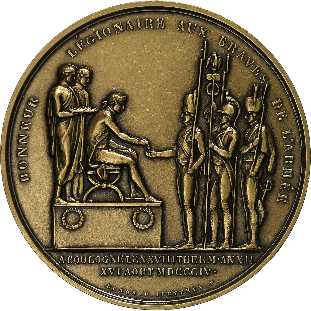 France, Medal, Napoléon Bonaparte, Honneur Légionnaire au Camp à Boulogne