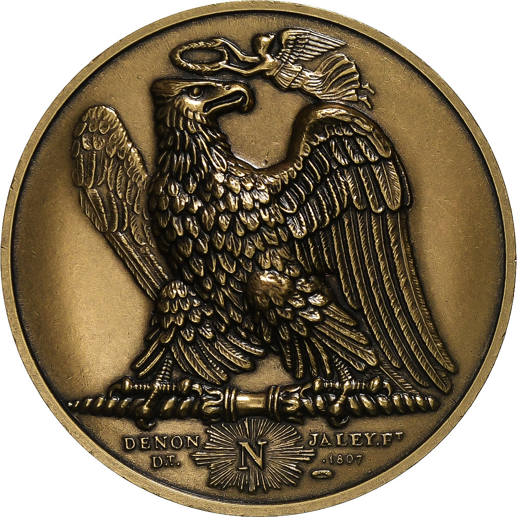 France, Medal, Napoléon Bonaparte, Bataille de Iéna, Bronze, MS(63)