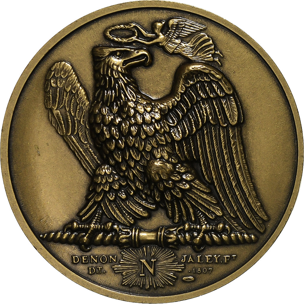 França, medalha, Napoléon Bonaparte, Décret du code civil, Bronze, MS(63)