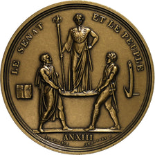 Frankrijk, Medaille, Napoléon Bonaparte, Quinaire, Le Sénat et le Peuple