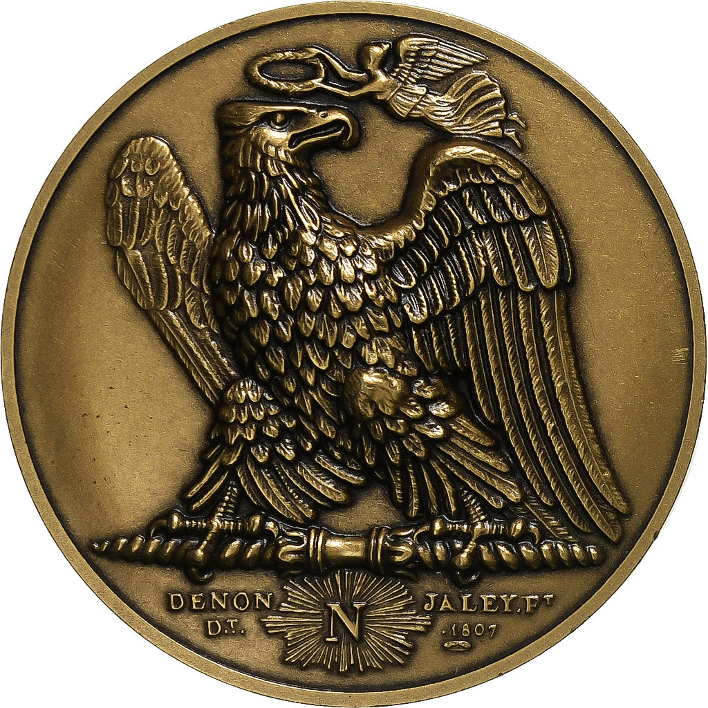 France, Medal, Napoléon Bonaparte, Quinaire, Le Sénat et le Peuple, Bronze