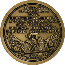 France, Medal, Napoléon Bonaparte, Traité de Campo-Formio, Bronze, MS(63)