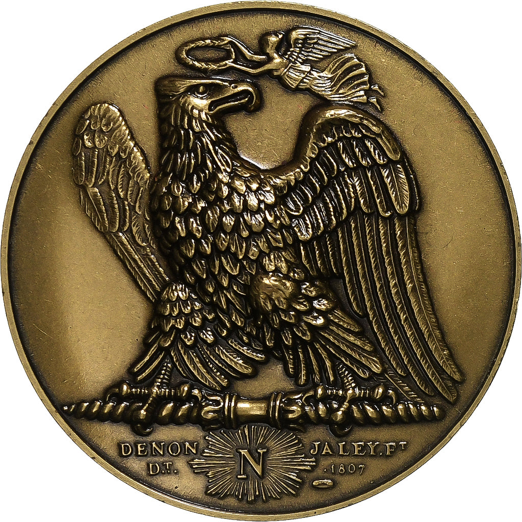 France, Medal, Napoléon Bonaparte, Traité de Campo-Formio, Bronze, MS(63)