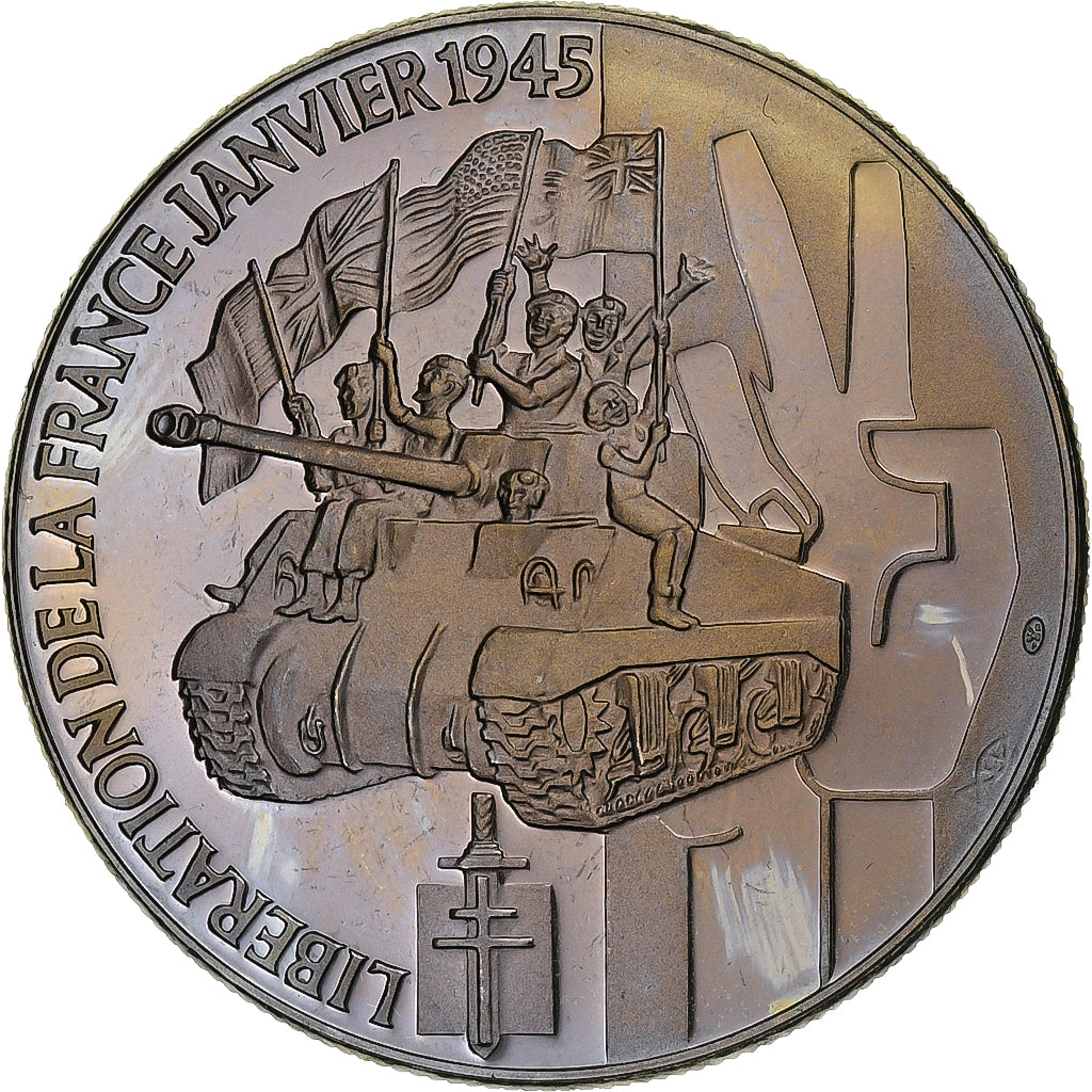 Frankreich, Medaille, Libération de la France, Kupfer-Nickel, UNZ