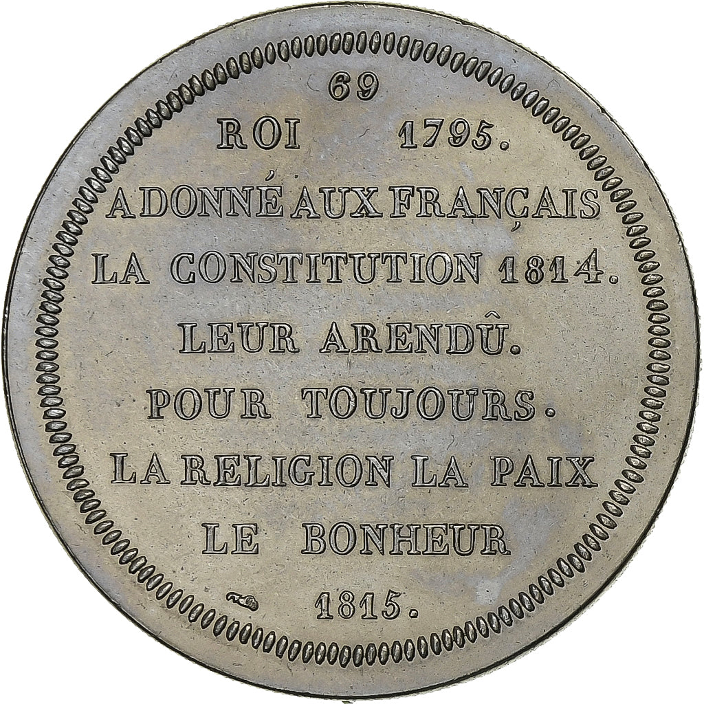 Francia, medaglia, Les Rois de France, Louis le Désiré, Rame-nichel, SPL