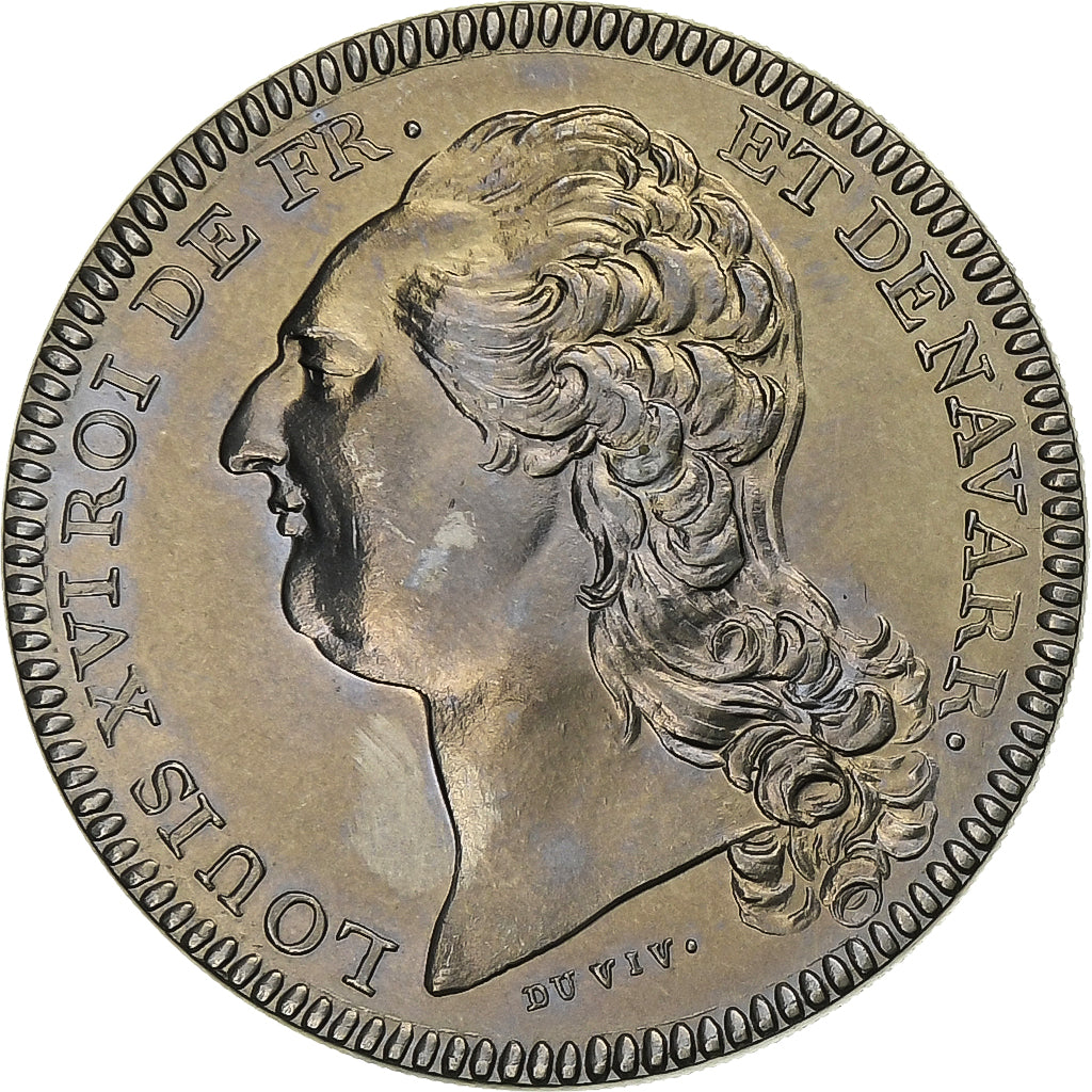 França, medalha, Les rois de France, Louis XVI, Cobre-níquel, MS(63)