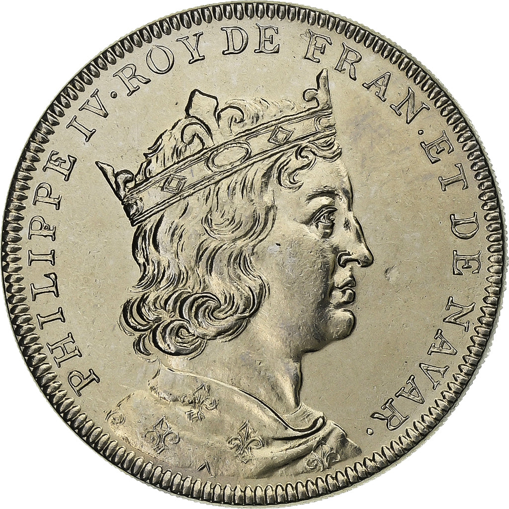 Frankreich, Medaille, Les Rois de France, Philippe IV, Kupfer-Nickel, UNZ