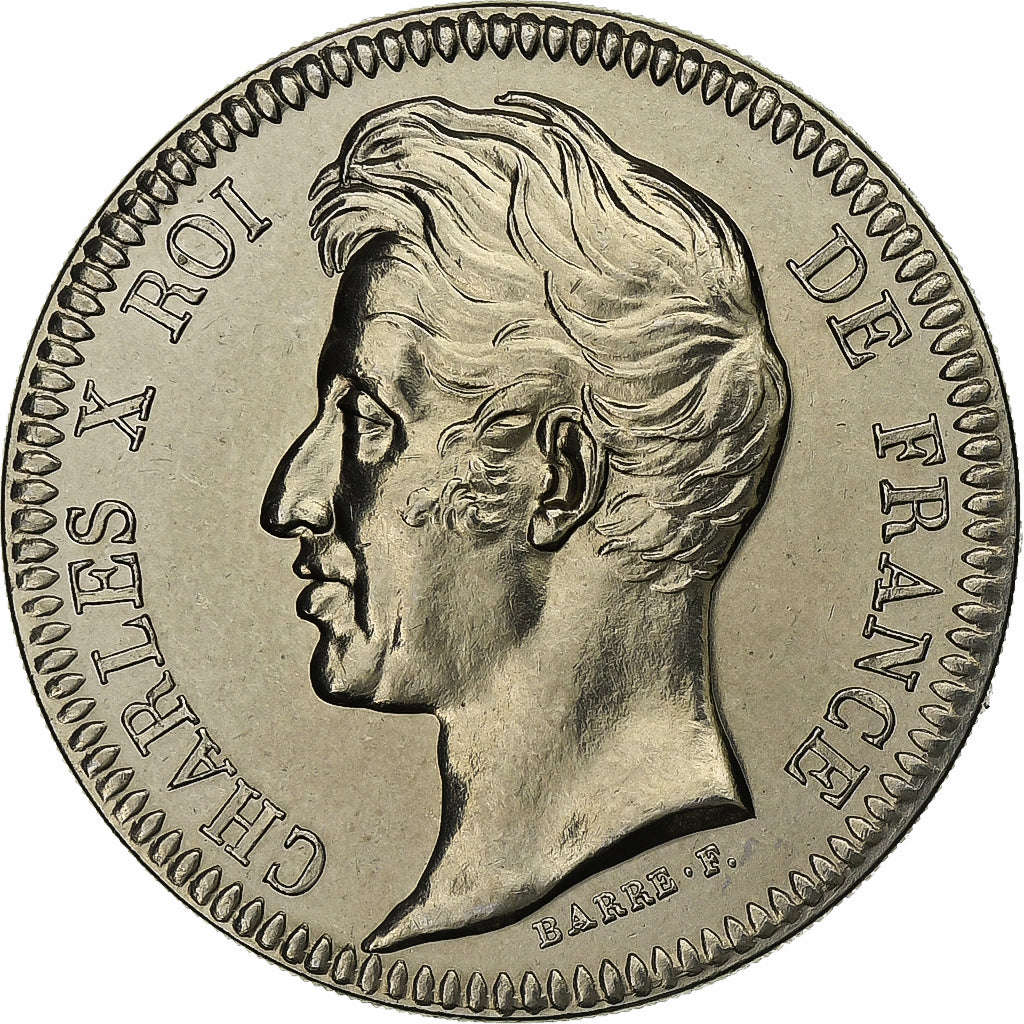 France, Medal, Les Rois de France, Charles X, Copper-nickel, MS(63)