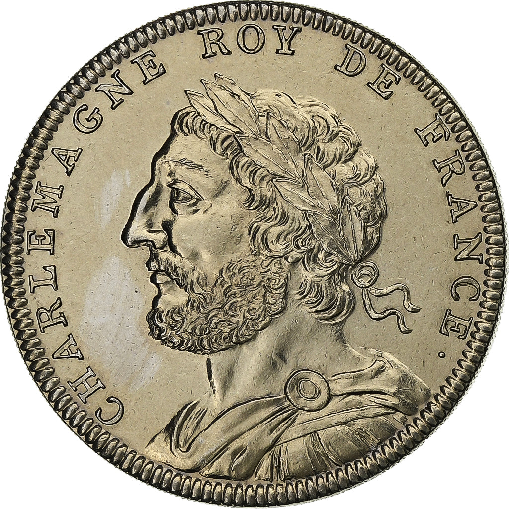 Frankreich, Medaille, Les Rois de France, Charlemagne, Kupfer-Nickel, UNZ