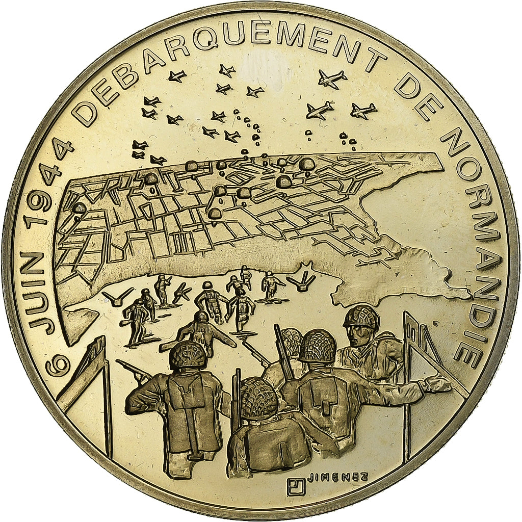 Francia, medaglia, Débarquement de Normandie, Rame-nichel, SPL