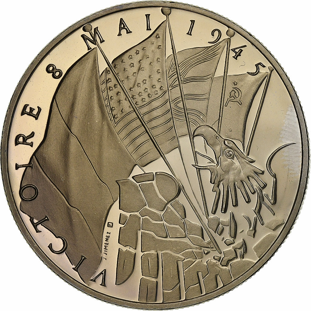 Francia, medaglia, Victoire 8 Mai 1945, Rame-nichel, SPL