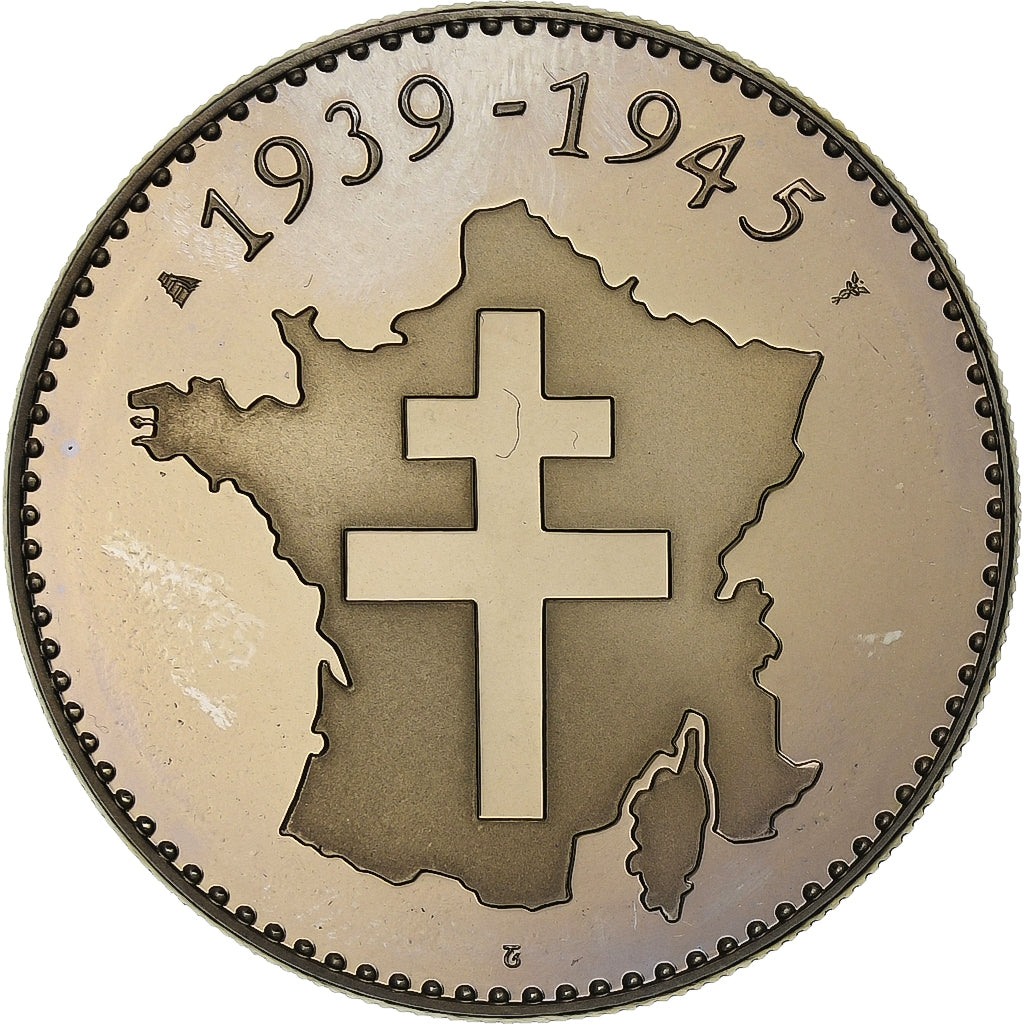 Francia, medaglia, Seconde Guerre Mondiale, Berlin, 1945, Rame-nichel, SPL