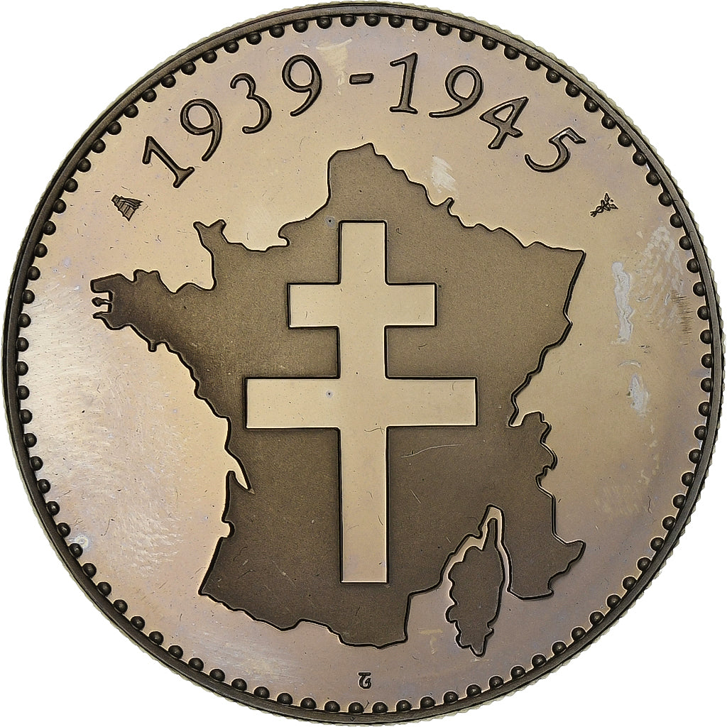 Francia, medaglia, Bataille de Bir Hakeim, Rame-nichel, SPL
