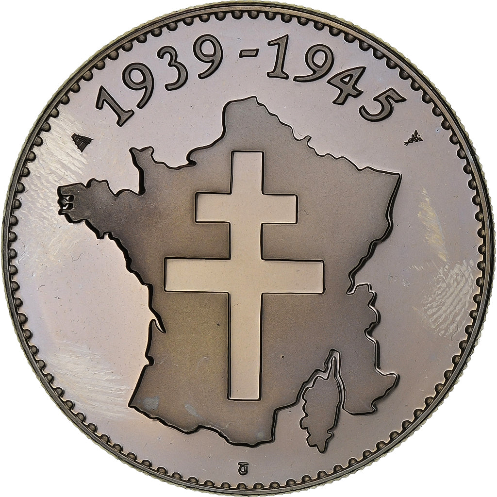 Francia, medaglia, Seconde Guerre Mondiale, Le Procès de Nuremberg