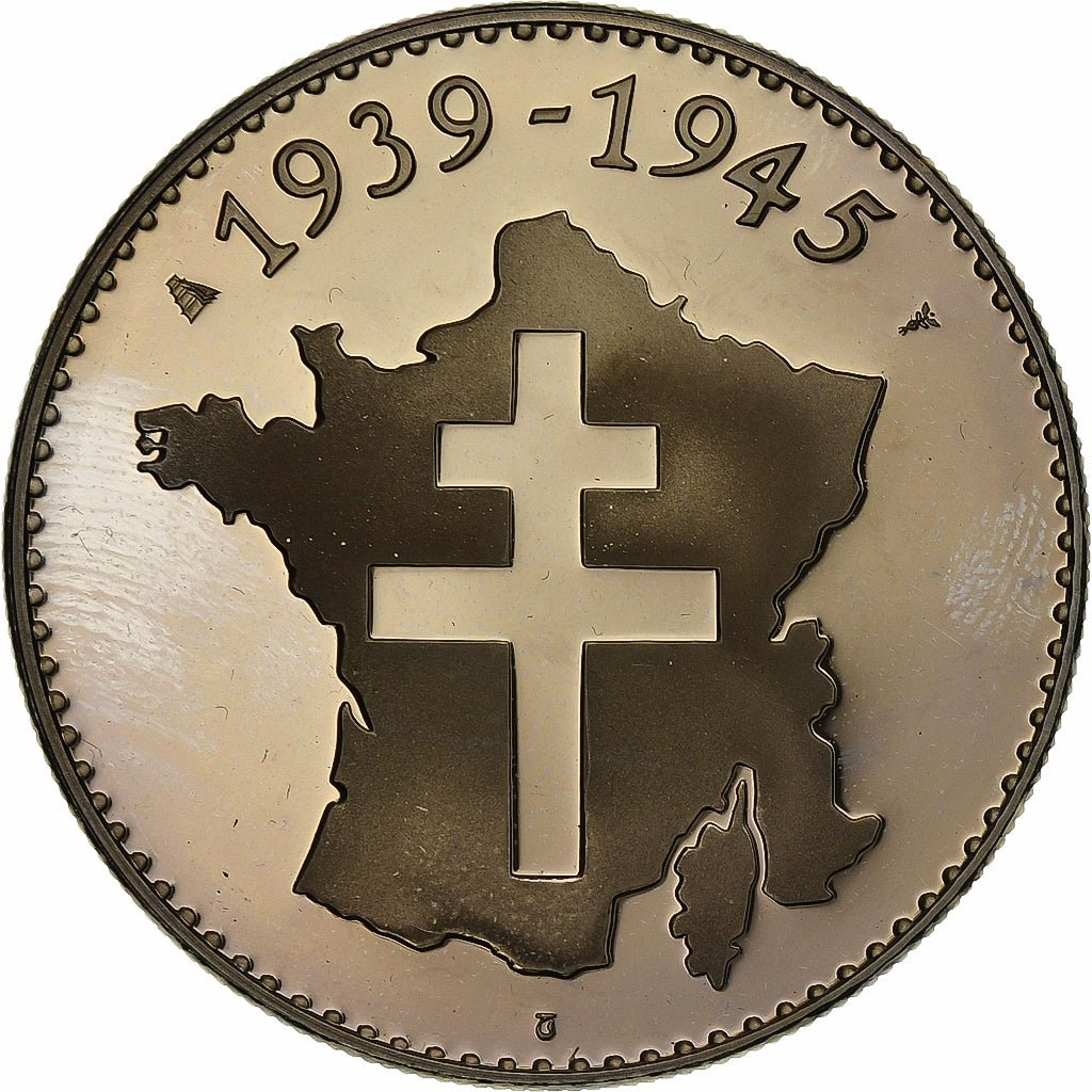 Francia, medaglia, Le débarquement de Normandie, Rame-nichel, SPL