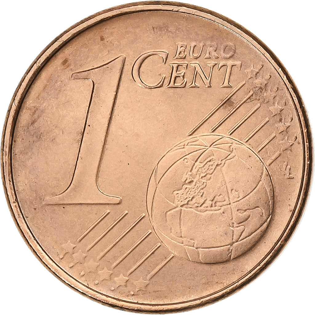 Grecja, Euro Cent, 2002, Athens, Miedź platerowana stalą, MS(63)