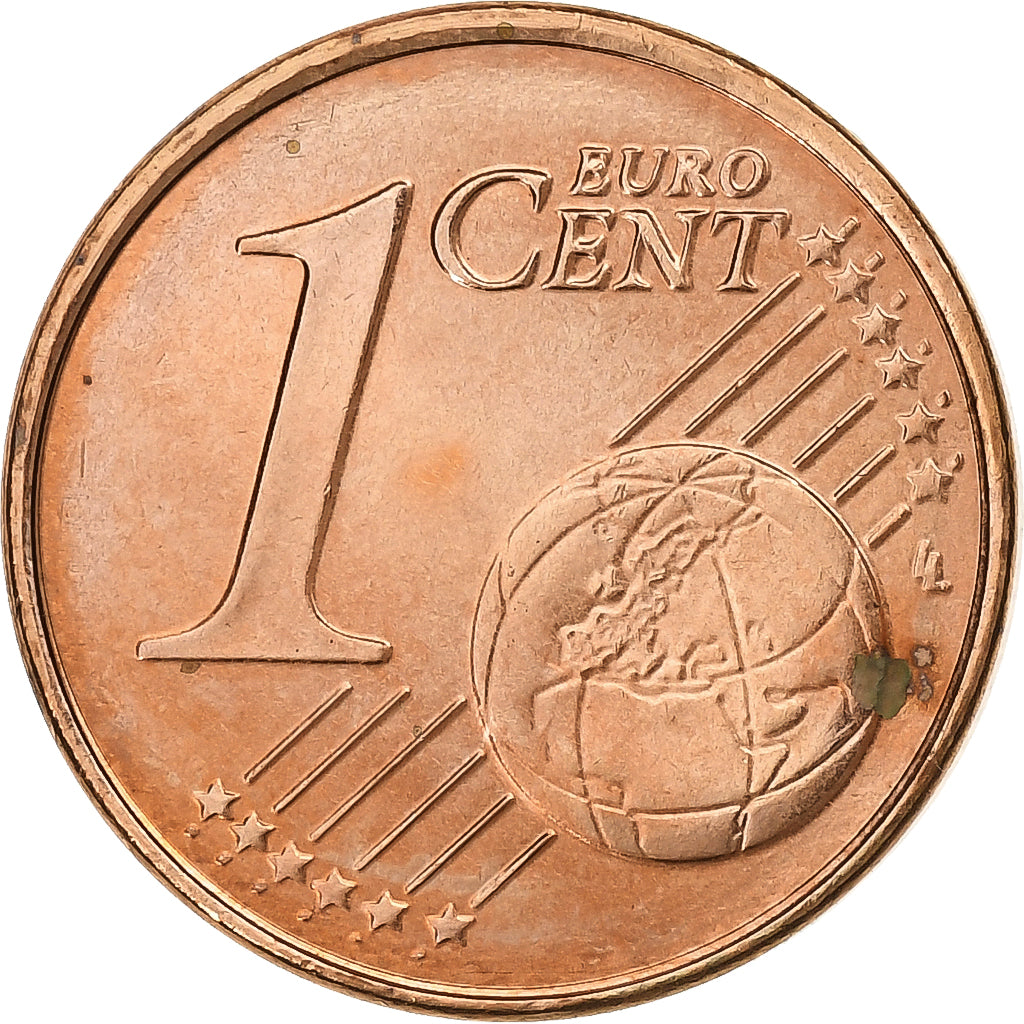 Grecja, Euro Cent, 2003, Athens, Miedź platerowana stalą, MS(63)