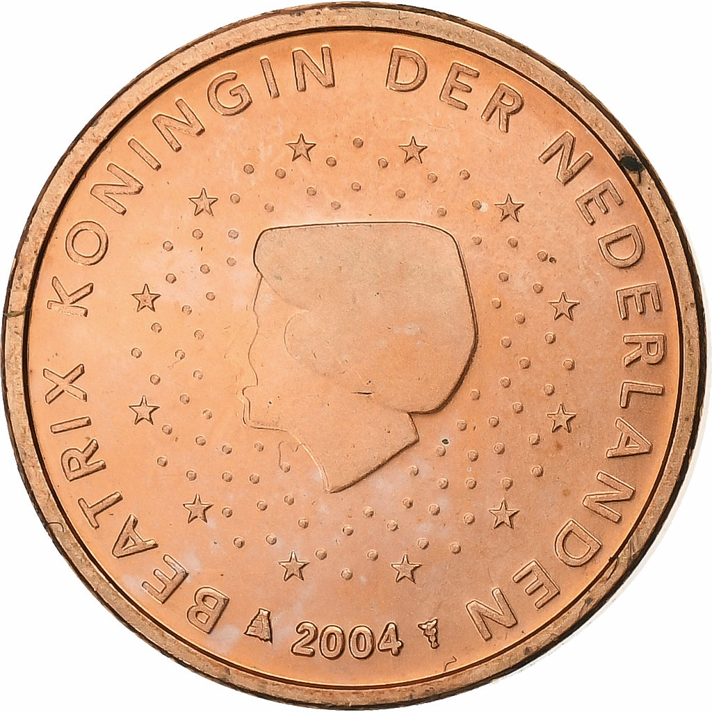 Netherlands, Euro Cent, 2004, Utrecht, Copper Plated Steel, MS(63)