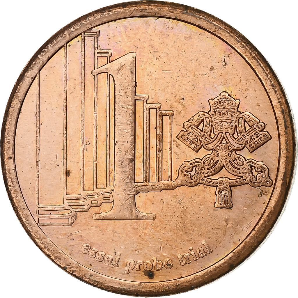 Vaticano, Euro Cent, Fantasy Euro, 2005, Acciaio placcato rame, SPL