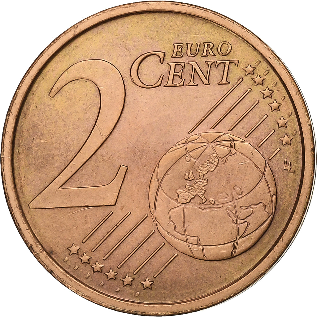Italia, 2 Euro Cent, 2002, Rome, Cobre chapado en acero, SC