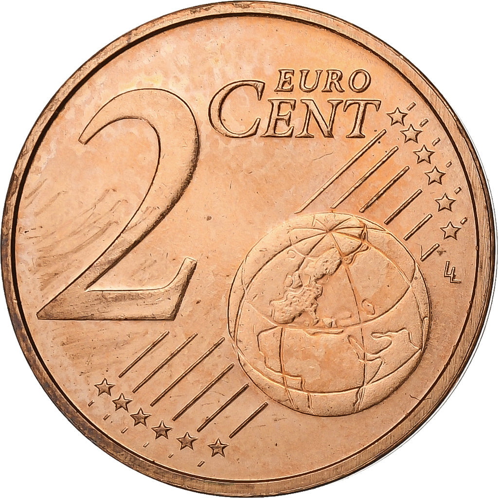 Slowenien, 2 Euro Cent, 2008, Utrecht, Copper Plated Steel, UNZ