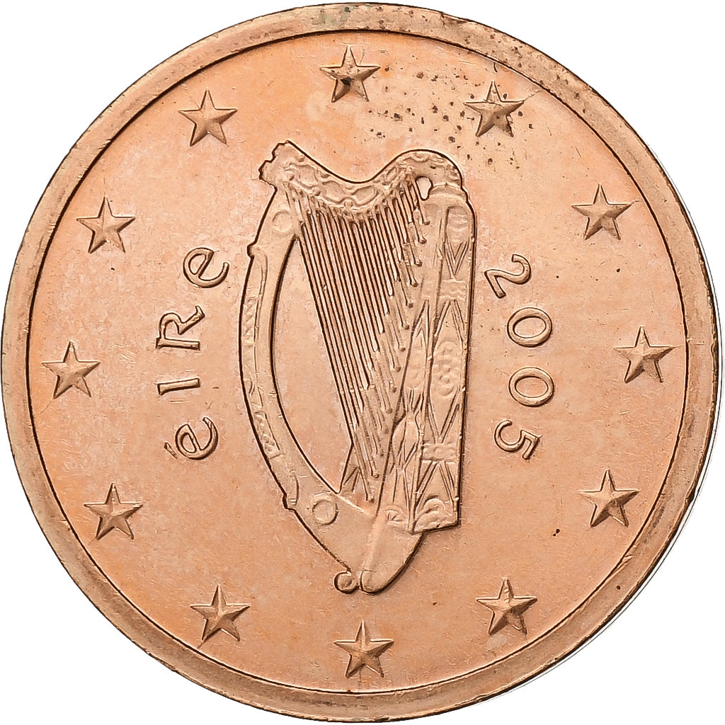 Irlanda - Eire, 2 Euro Cent, 2005, Dublin, Cobre chapado en acero, SC