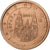 Spanje, 2 Euro Cent, 2001, Madrid, Copper Plated Steel, UNC-