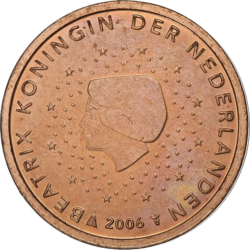 Nederland, 2 Euro Cent, 2006, Utrecht, Copper Plated Steel, UNC-