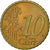 Ireland, 10 Euro Cent, 2002, Dublin, Copper Plated Steel, MS(63)