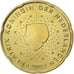 Netherlands, 20 Euro Cent, 2008, Utrecht, Nordic gold, MS(63)
