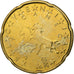 Eslovénia, 20 Euro Cent, 2007, Vantaa, Nordic gold, MS(63)