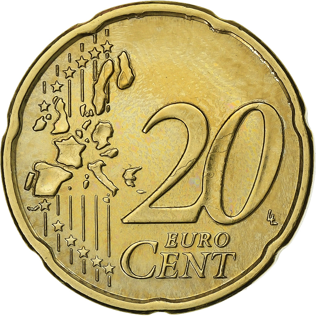 Finland, 20 Euro Cent, 2000, Vantaa, Nordic gold, AU(50-53)