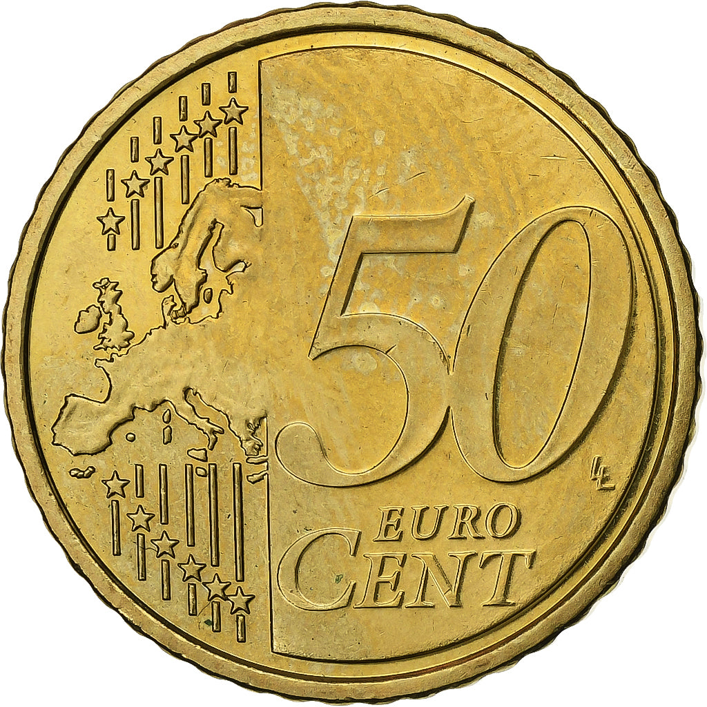 Slovenia, 50 Euro Cent, 2007, Vantaa, Nordic gold, SPL